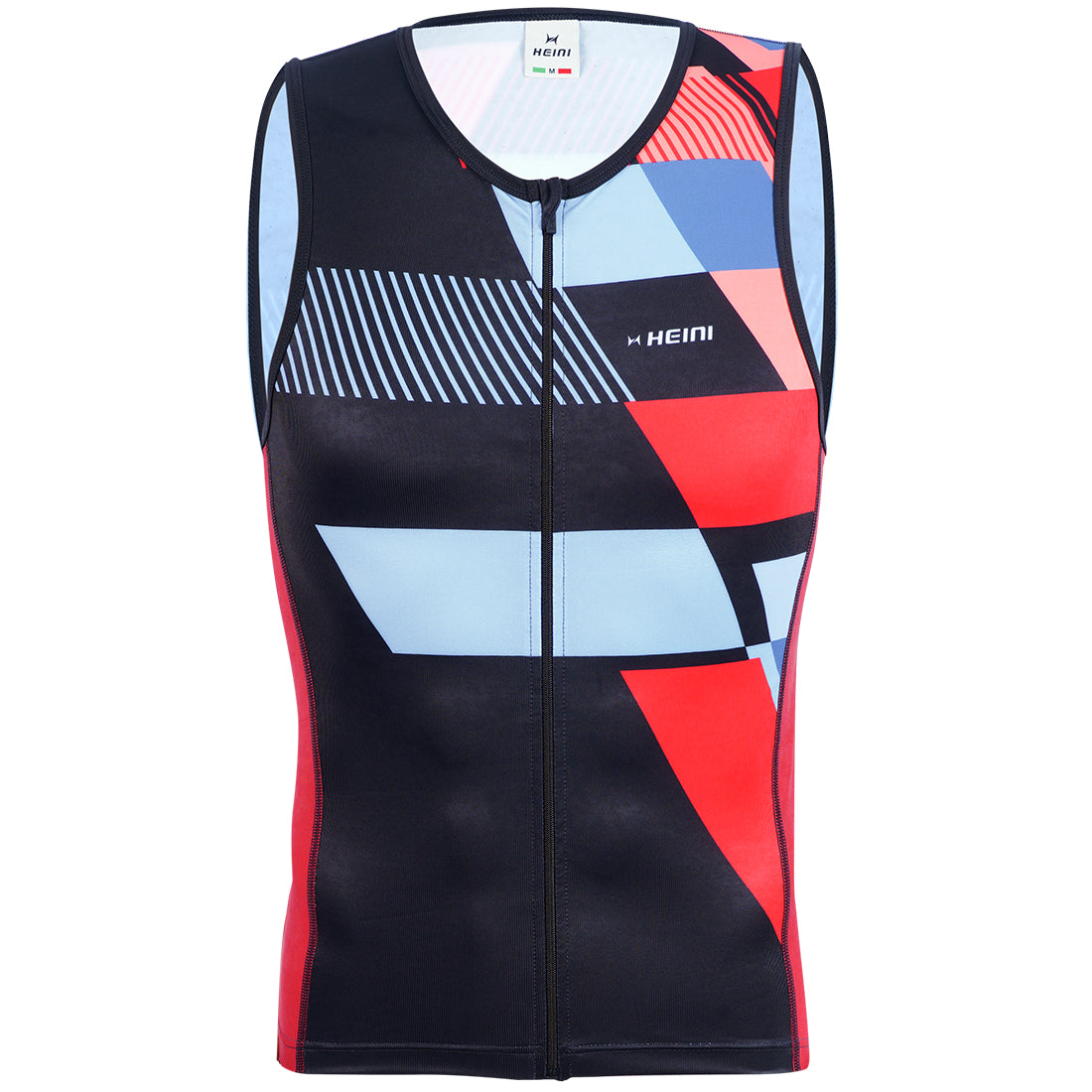 Triathlon top with UV protection and aerodynamic design for competitive edge