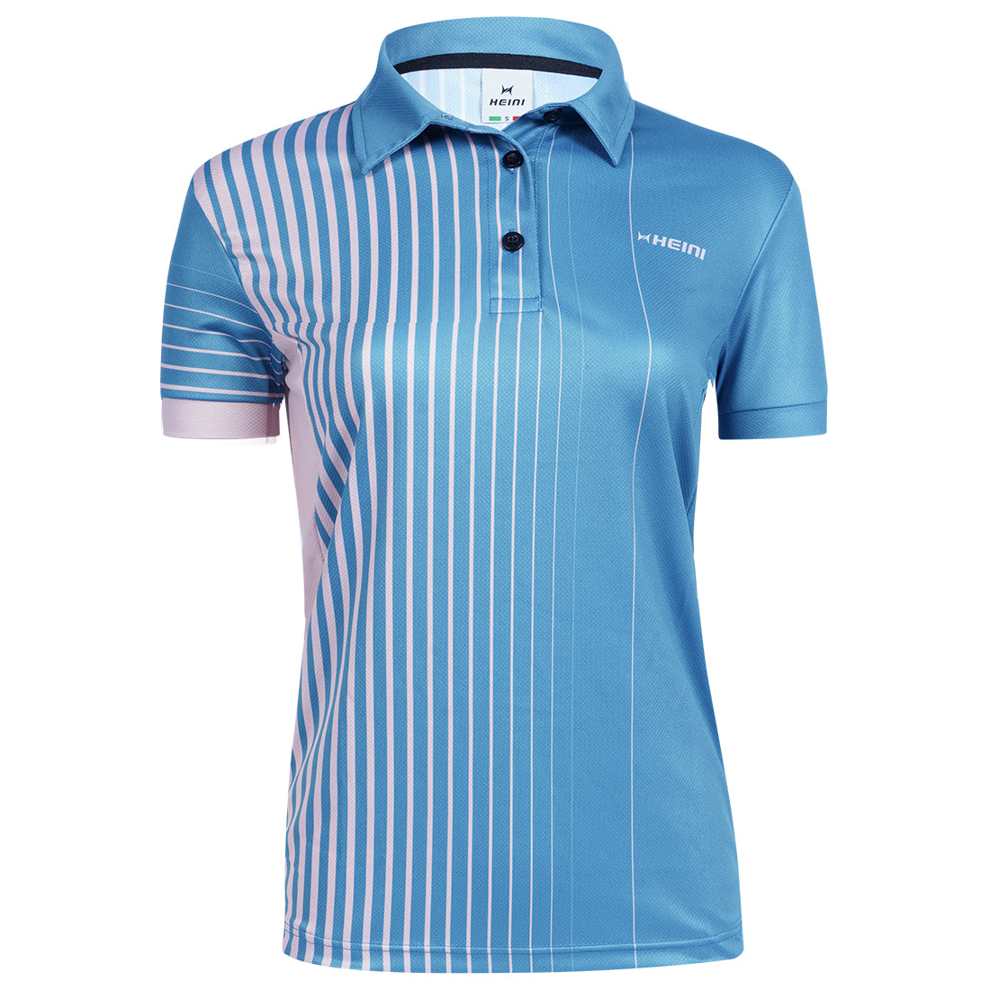 Women's polo shirt featuring a tailored fit and breathable fabric