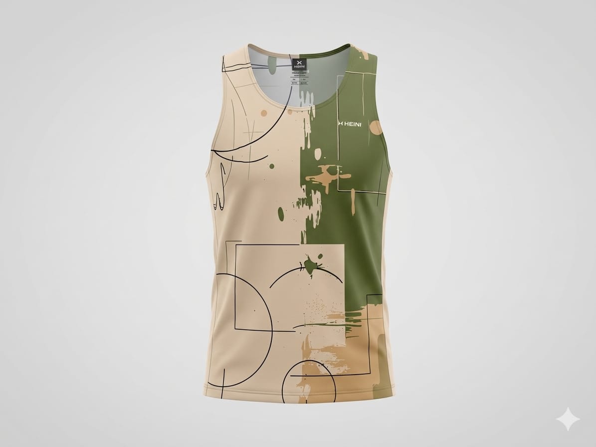 Men’s sleeveless running jersey