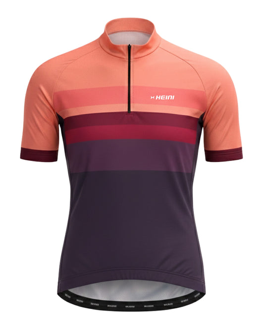 Breathable cycling jersey with ergonomic fit