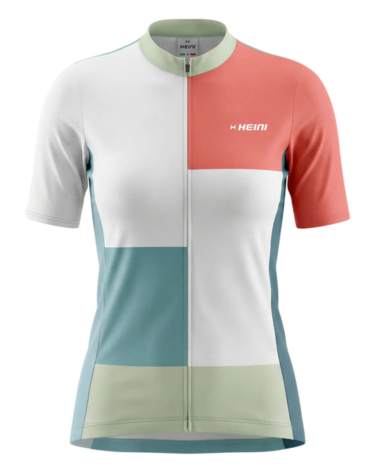 High-performance cycling jersey with technical fabric
